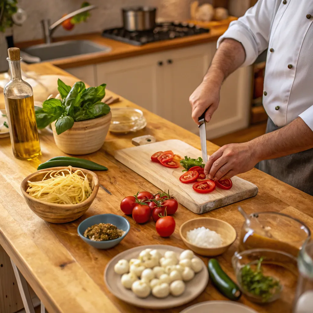 Italian cuisine preparation